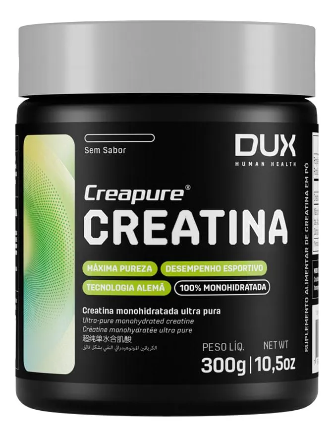 Creatina 100% Pote 300g Dux Nutrition Sabor Sem sabor Tamanho Natural